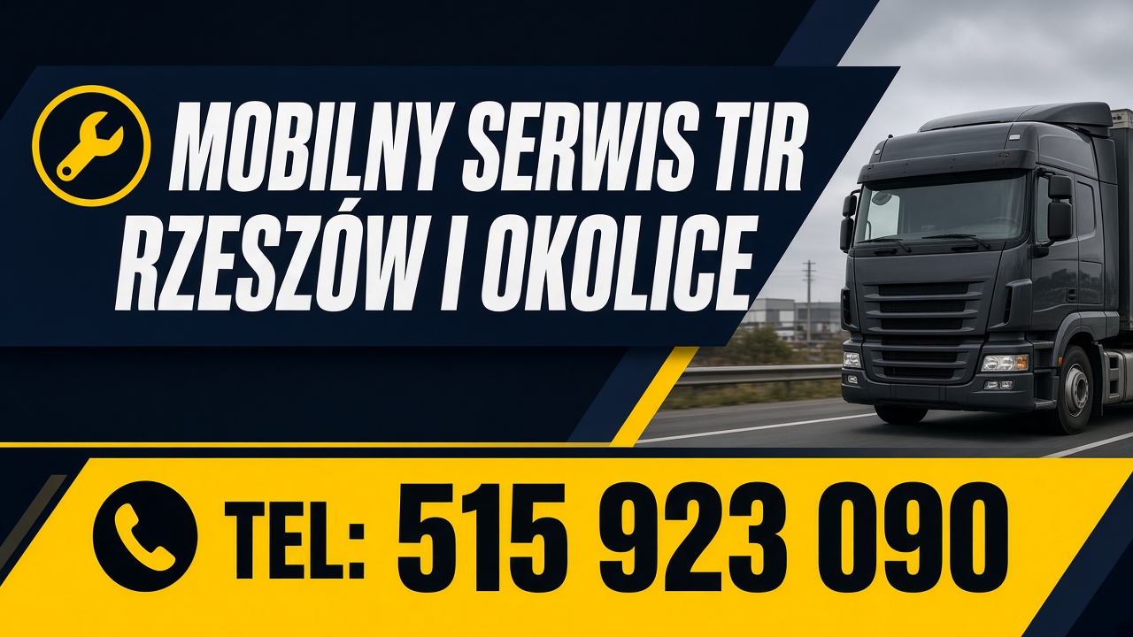 Mobilny serwis TIR Rzeszów – naprawimy Twoje auto na trasie!