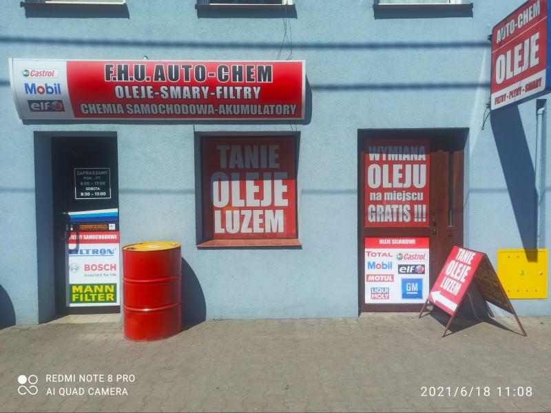 AUTO - CHEM OLEJE SILNIKOWE